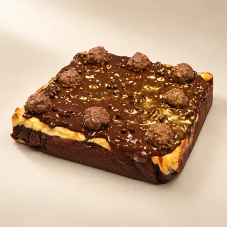 Brownie cheesecake de Ferrero de La Postrería de Marta